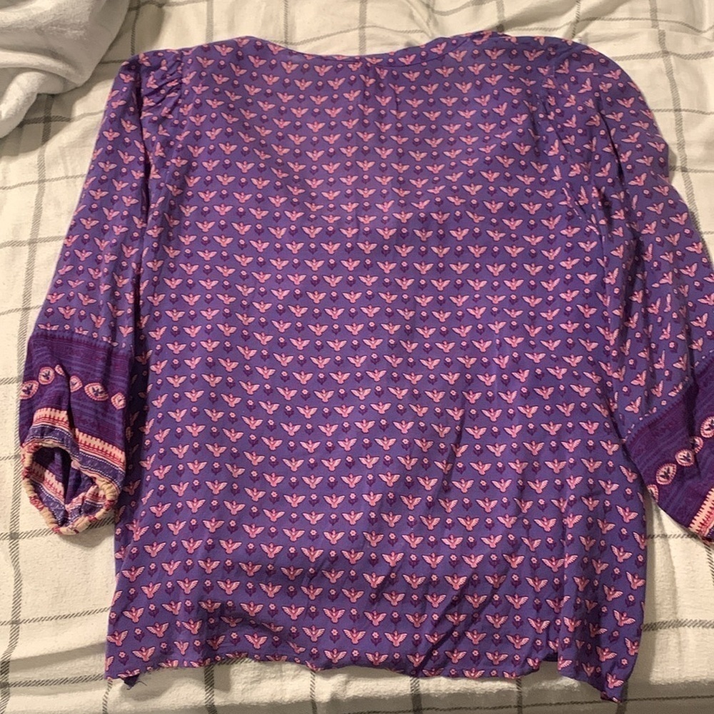 EUC Spell Sunset Road purple blouse - Picture 10 of 12